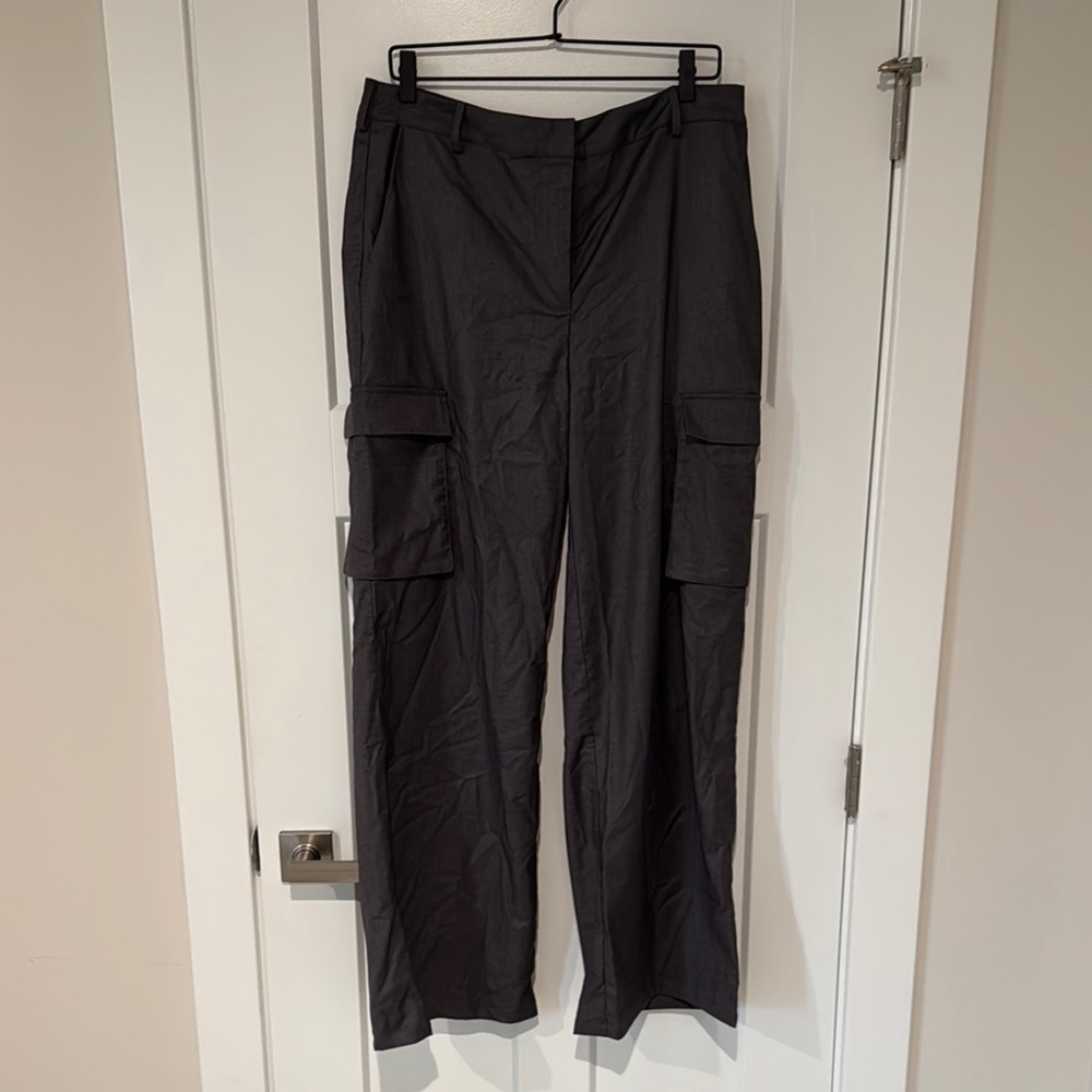 Revolve super down Dark Gray Cargo Pants